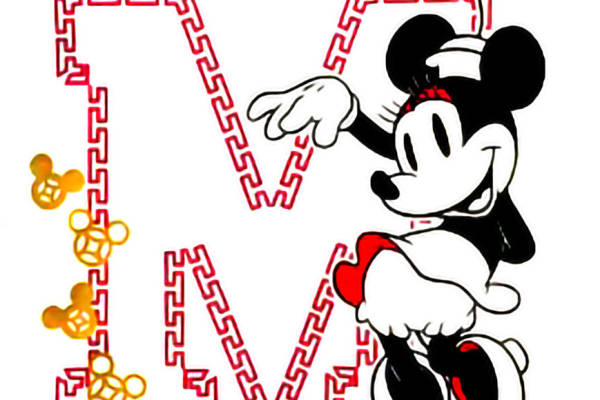 经典米妮裁片印花服装，时尚与童趣的完美结合