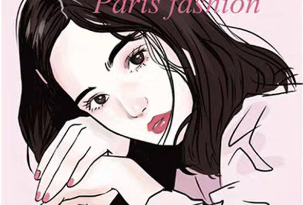 巴黎时尚风格裁片印花服装印花设计