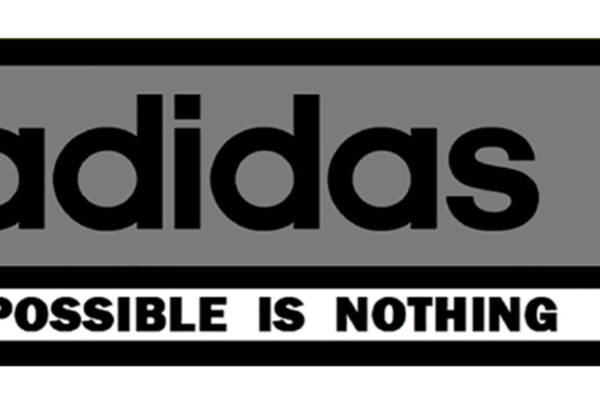 Adidas服装印花设计：Impossible is Nothing裁片印花