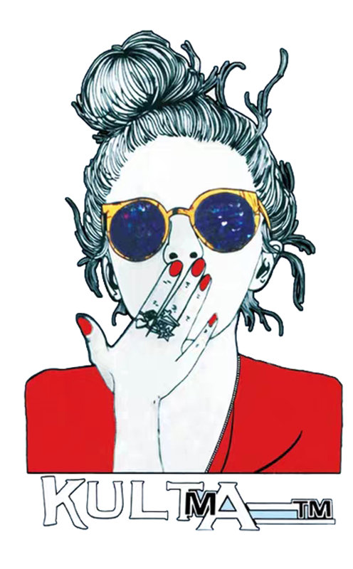 时尚前卫的裁片印花服装，展现个性魅力
