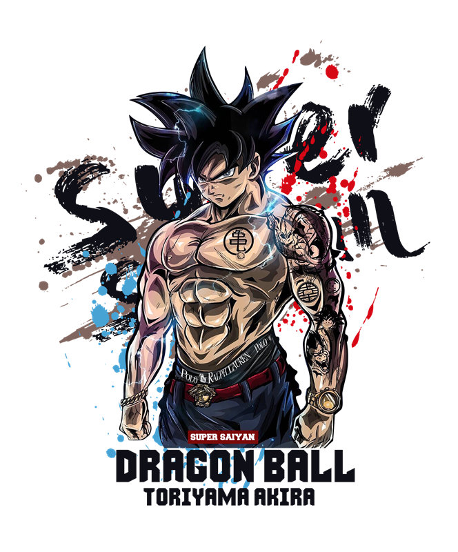 龙珠超级赛亚人桃白白裁片印花服装印花设计