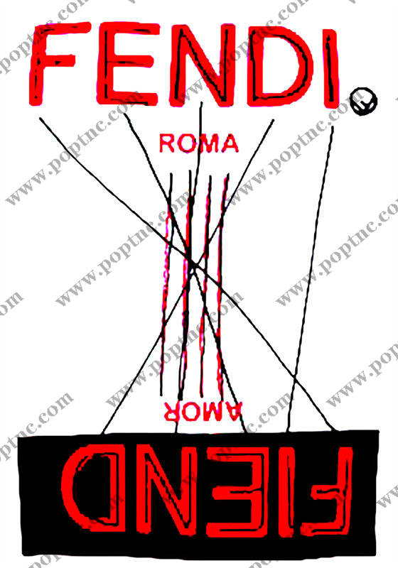 FENDI ROMA 裁片印花服装印花设计,引领时尚潮流