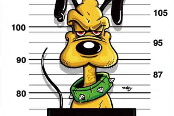 创意卡通狗裁片印花服装印花设计