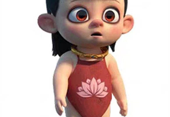 可爱卡通形象裁片印花儿童服装印花设计