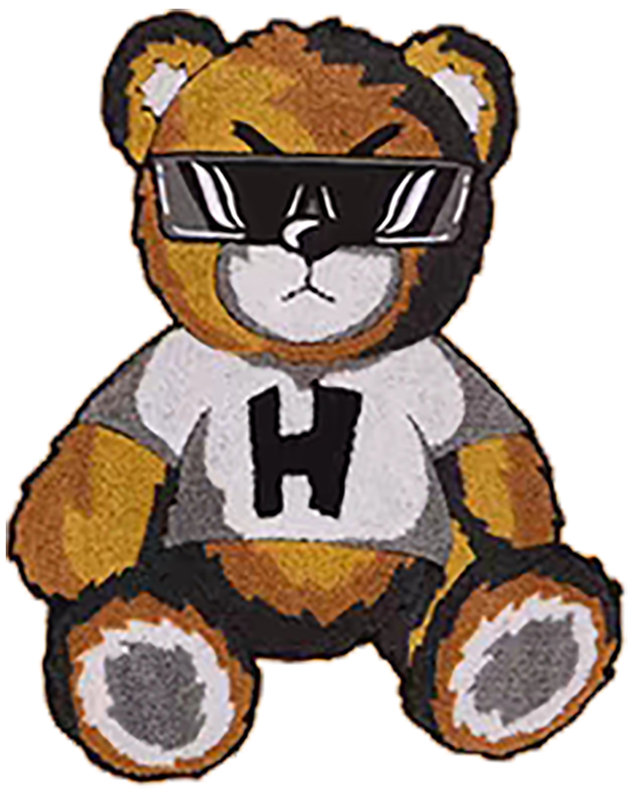 时尚运动风格老虎裁片印花服装印花设计