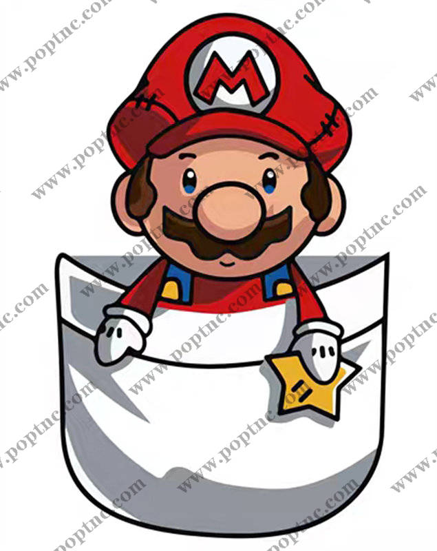 经典卡通角色裁片印花服装印花设计