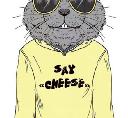 时尚个性动物裁片印花服装 潮流街头风格服装印花设计