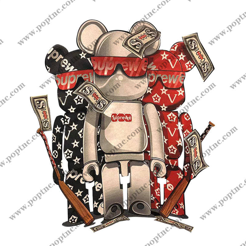 时尚街头风潮牌裁片印花服装印花设计