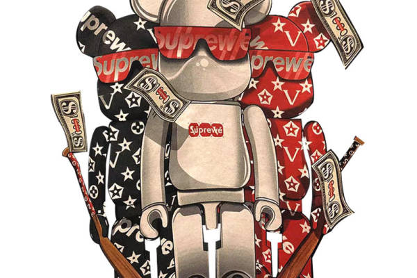 时尚街头风潮牌裁片印花服装印花设计