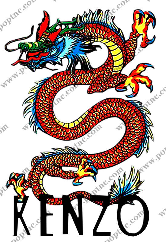 炫彩龙纹裁片印花服装,展现东方神秘魅力