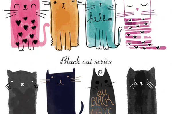 可爱猫咪裁片印花服装:时尚与萌趣的完美结合