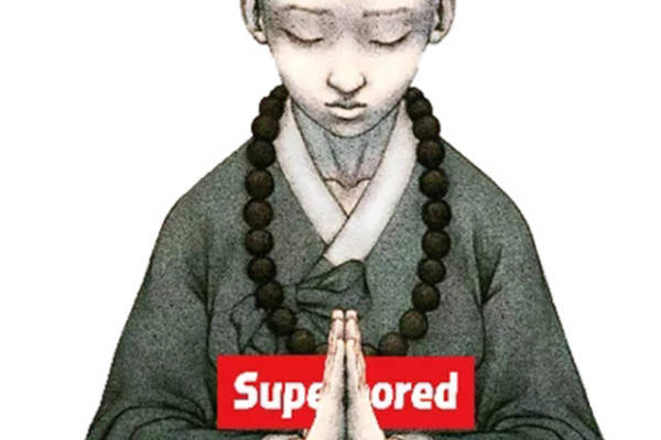 时尚与传统的碰撞：佛教元素裁片印花服装