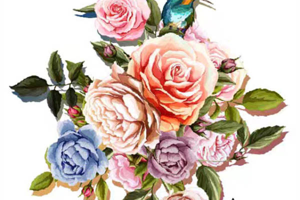 优雅花卉裁片印花服装 打造春日浪漫风格