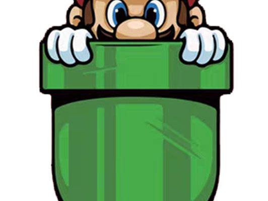 超级马里奥兄弟裁片印花服装印花设计