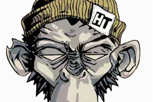 时尚街头风格大猩猩裁片印花服装印花设计