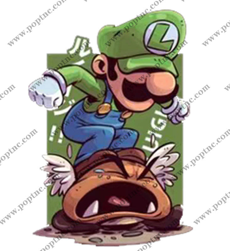 经典游戏角色裁片印花服装印花设计