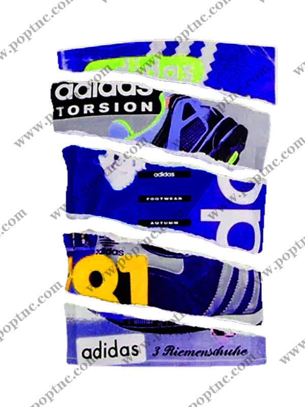 秋季新款adidas服装印花裁片,时尚运动风格
