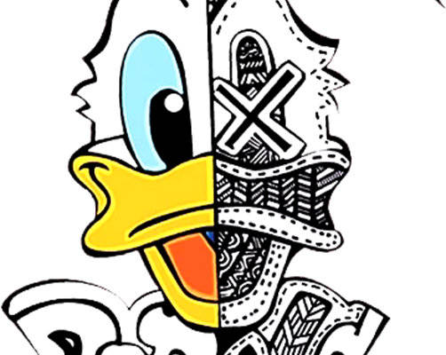 创意卡通裁片印花服装印花设计，展现独特个性