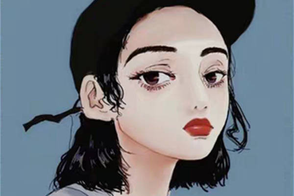 现代艺术风格女性肖像裁片印花服装印花设计