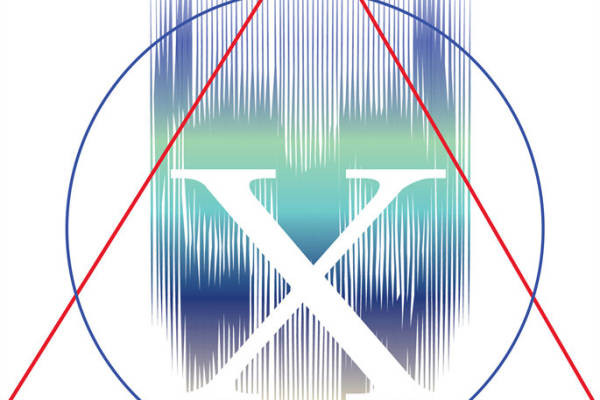 几何图形与抽象线条结合的裁片印花服装印花设计