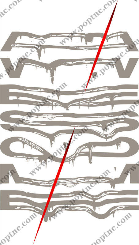 现代抽象风格裁片印花服装印花设计