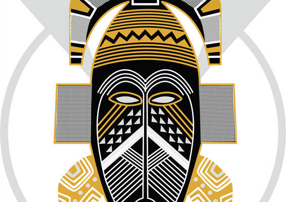 非洲部落风格裁片印花服装印花图案设计