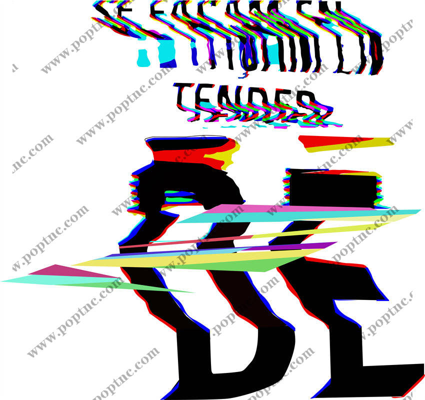 2024年最新时尚裁片印花服装印花设计