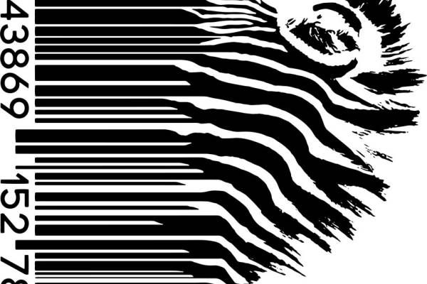 时尚斑马纹裁片印花服装 经典黑白条纹设计