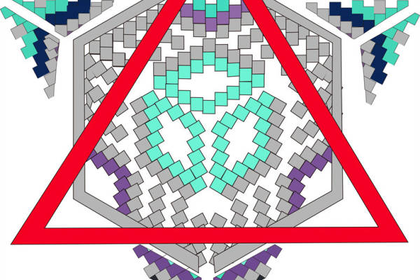 几何图形裁片印花服装印花设计，现代风格时尚服装