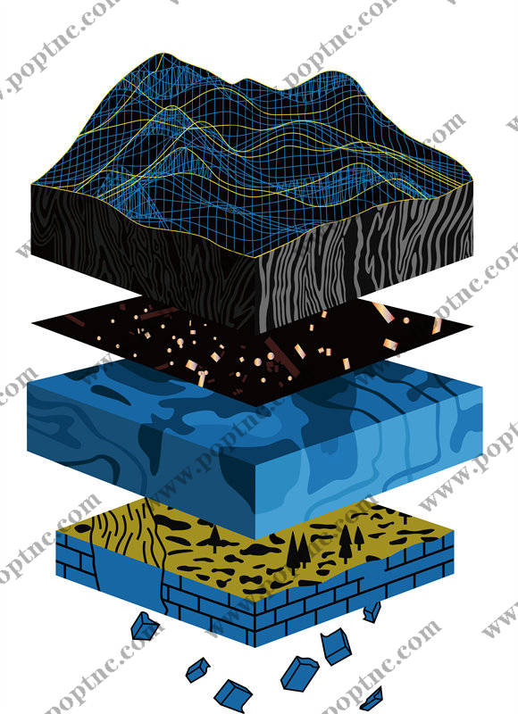 抽象风格裁片印花服装:探索自然与科技的交融