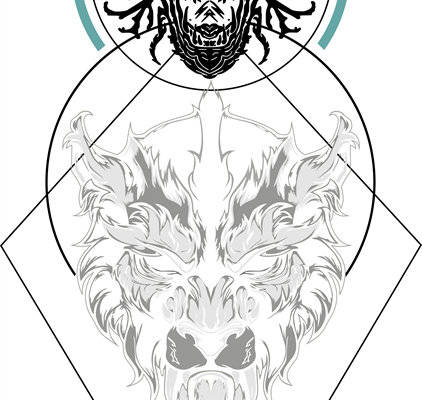 独特恶魔与狮子头裁片印花服装：个性与力量的象征