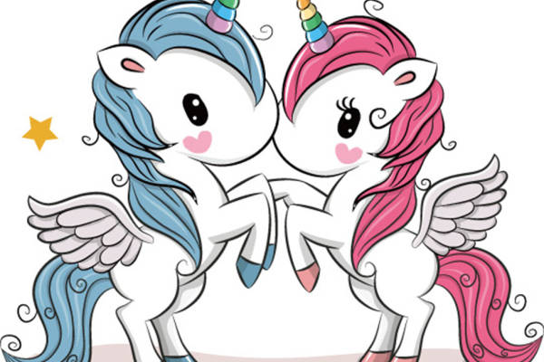 梦幻可爱独角兽裁片印花服装，打造童话风格时尚