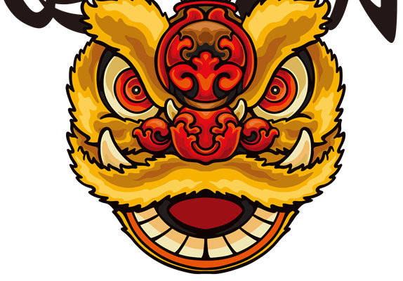 国潮风狮头裁片印花服装：传统与现代的完美结合