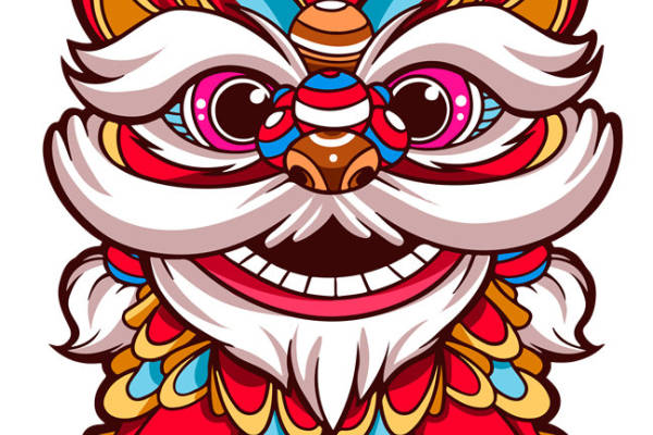 传统舞狮裁片印花服装，展现中华文化魅力