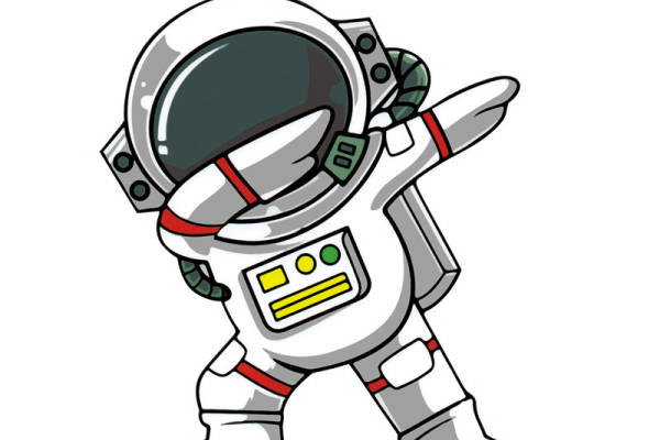 太空探险主题裁片印花服装印花设计