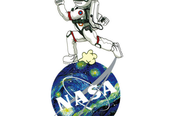 探索宇宙奥秘:NASA主题裁片印花服装印花设计