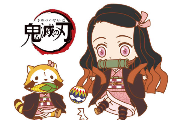 动漫风格鬼灭之刃裁片印花服装印花设计