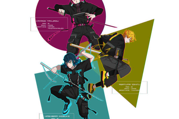 动漫风格裁片印花服装印花设计，展现个性与时尚