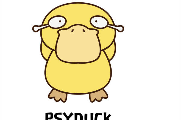 可爱卡通鸭子裁片印花服装图案设计