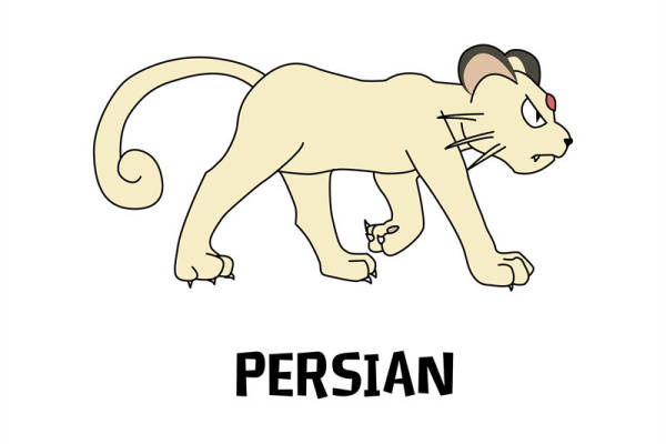 时尚波斯猫裁片印花服装 可爱卡通风格服装印花设计