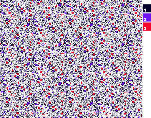 时尚多彩抽象图案服装印花面料设计