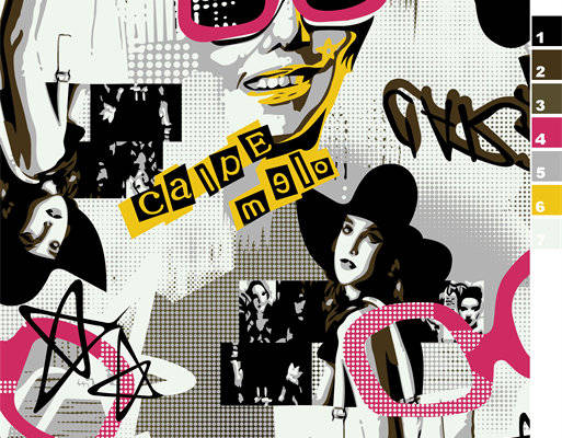 时尚前卫的金昌印花花型：潮流服装印花设计