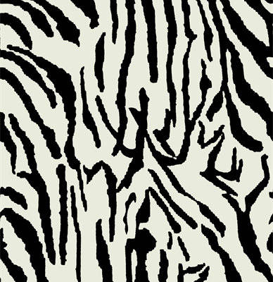 经典黑白斑马纹面料印花设计,时尚服装印花图案