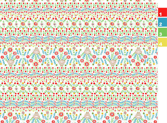 2023年新款金昌印花花型，时尚服装印花面料设计