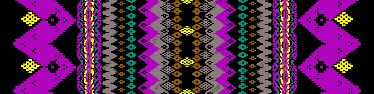 时尚复古几何图案面料印花服装印花设计