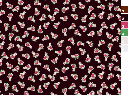 可爱卡通兔子面料印花服装印花设计