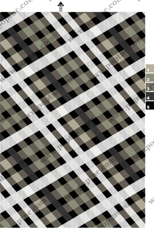 现代几何图案服装印花面料设计