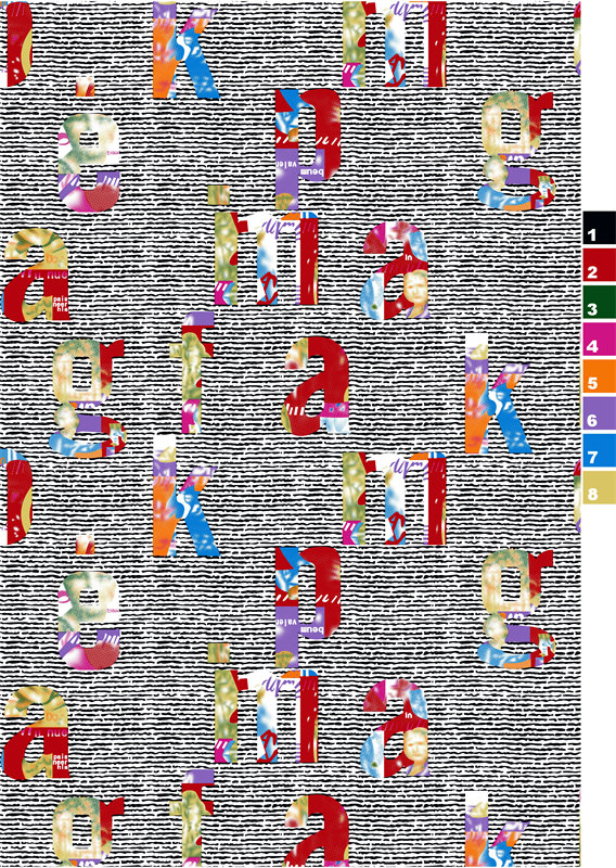2023年新款时尚面料印花图案，服装印花设计趋势