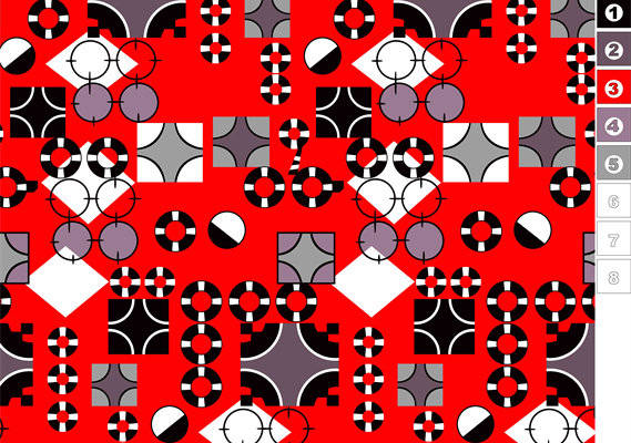 现代几何风格服装印花面料设计