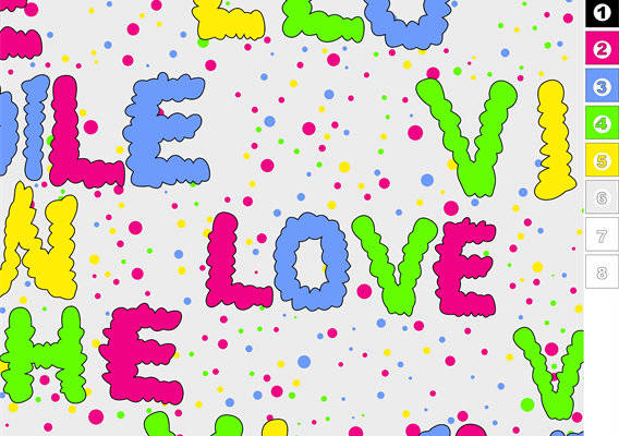 多彩波点风格面料印花 服装印花设计 时尚潮流